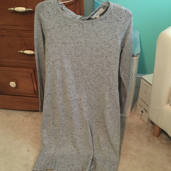 LOFT Grey Sweater Dress - Picture 3 of 5